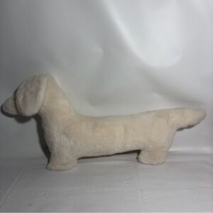 Martha Stewart Collection Dachshund Dog Pillow Plush Macys Exclusive Retired HTF